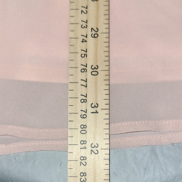 Pastel Peach Mini Slip Babydoll Dress Lace Cold Shoulder Romantic Coquette - Picture 5 of 11